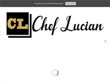 Tablet Screenshot of cheflucian.com